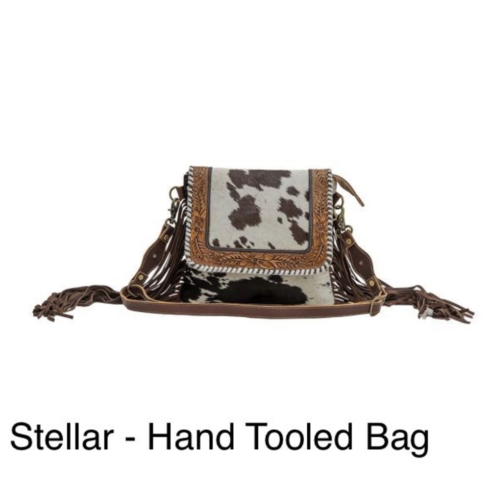 Stroller Hand Tooled Bag NEW